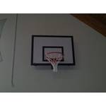 Basketbalová deska pro venkovní použití.